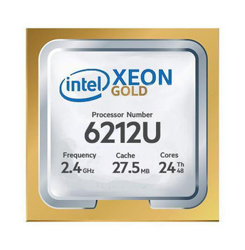 P12536-L21 | HPE | 2.40GHz 36MB Cache Socket LGA3647 Intel Xeon Gold 6212U 24-Core Processor Upgrade for ML350 Gen10