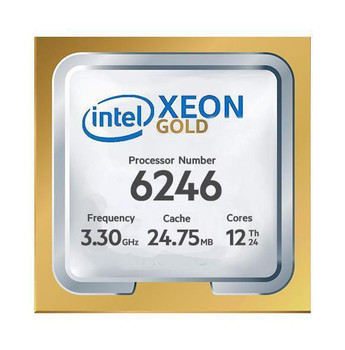 P15788-B21 | HPE | 3.30GHz 24.75MB Cache Socket LGA3647 Intel Xeon Gold 6246 12-Core Processor Upgrade for DL580 Gen10