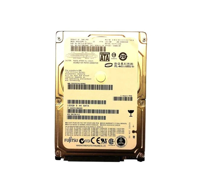 MHZ2120BS | Fujitsu | 120GB 5400RPM SATA 3GB/s 8MB Cache 2.5-inch Hard Drive