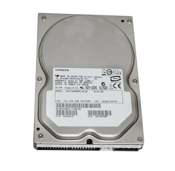 0A33482 | Hitachi | CinemaStar 160GB 7200RPM ATA-133 8MB Cache 3.5-inch Hard Drive