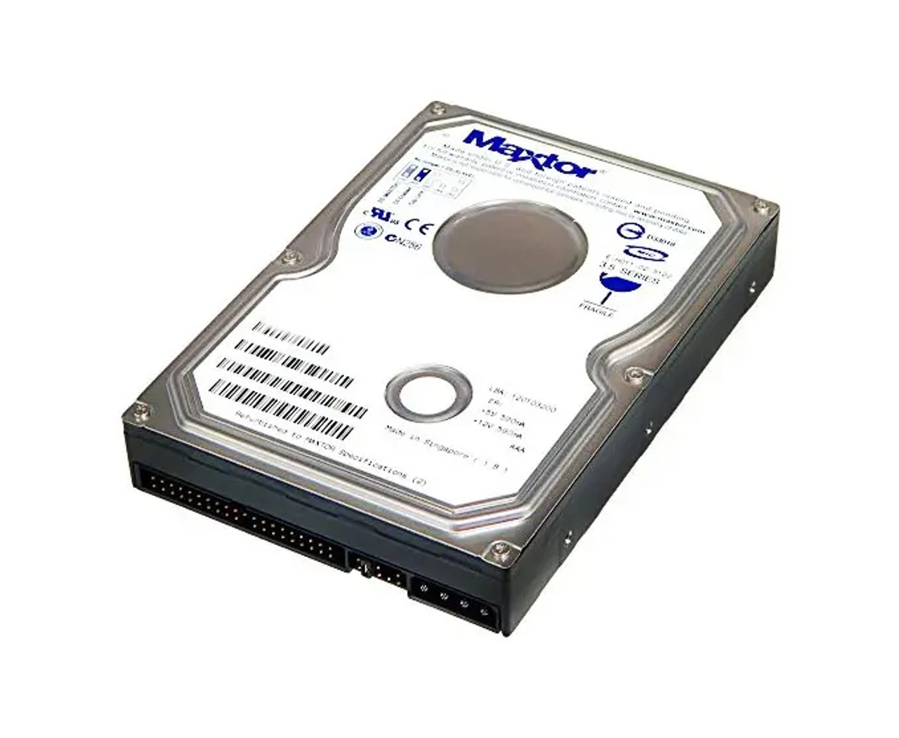 4D020H1 | Maxtor | DiamondMax D540X 20GB 5400RPM IDE Ultra ATA-100 2MB Cache 3.5-inch Hard Drive