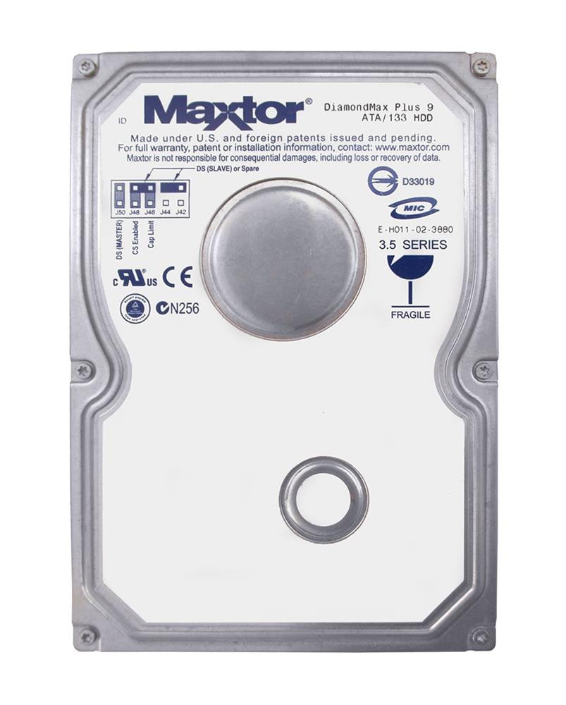 6Y080L0422011 | Maxtor | DiamondMax Plus 9 80GB 7200RPM ATA-133 2MB Cache 3.5-inch Hard Drive