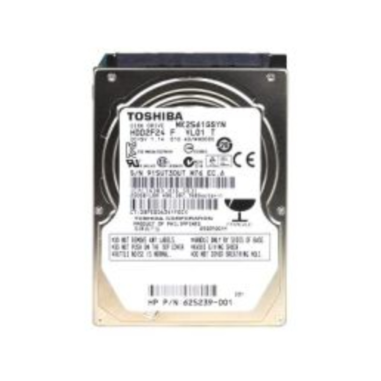 MK2561GSYN | Toshiba | 250GB 7200RPM SATA-300 16MB Cache 2.5-inch Hard Drive