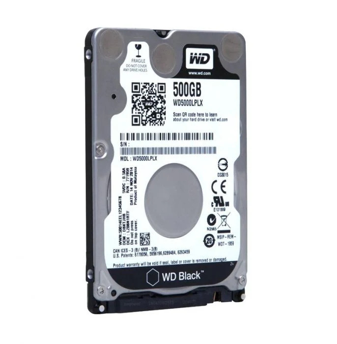 WD5000LPLX-00ZNTT0 | Western Digital | Black 500GB 7200RPM SATA 6GB/s 32MB Cache 2.5-inch Hard Drive