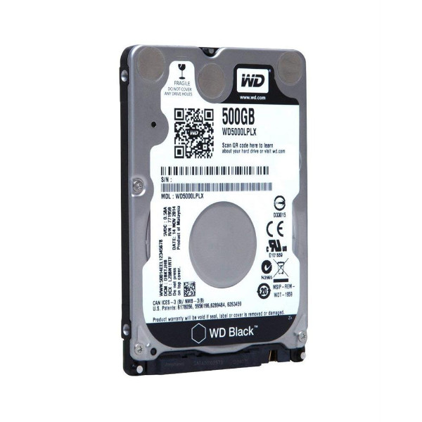 WD5000LPLX-16ZNTT0 | Western Digital | Black 500GB 7200RPM SATA 6GB/s 32MB Cache 2.5-inch Hard Drive