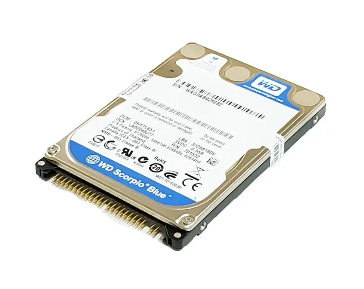 WD600UE-22HCT0 | Western Digital | Scorpio 60GB 5400RPM ATA-100 2MB Cache 2.5-inch Hard Drive