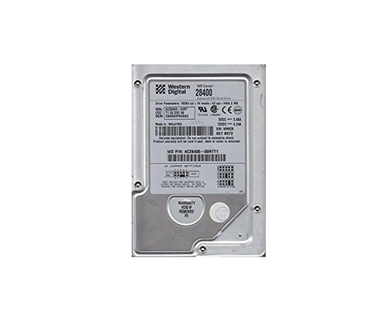 AC28400-00RTT1 | Western Digital | Caviar 8.4GB 5400RPM IDE 3.5-inch Hard Drive
