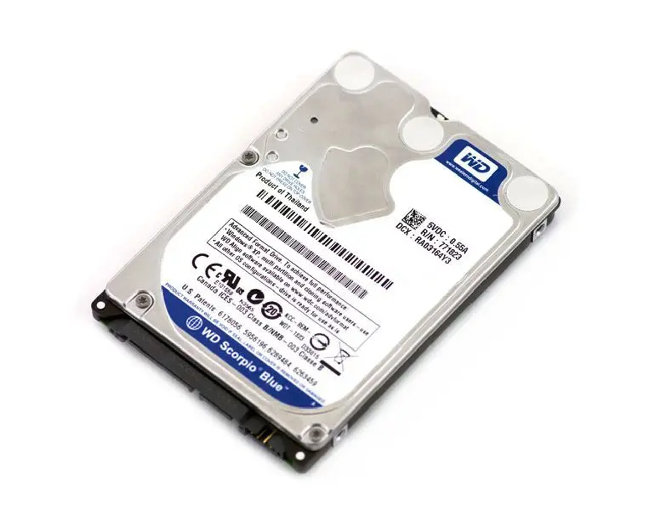 WD5000BPVT-60HXZT1 | Western Digital | Scorpio Blue 500GB 5400RPM SATA 3.0GB/s 8MB Cache 2.5-inch Hard Drive
