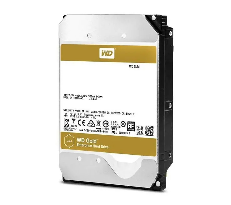 WD8004FRYZ | Western Digital | Gold 8TB 7200RPM SATA 6GB/s 256MB Cache 3.5-inch Hard Drive