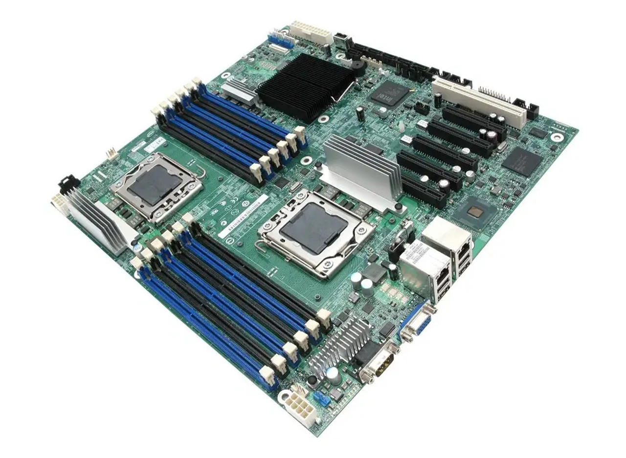 S5520HCR | Intel | CHIPSET-INTEL 5520 Socket Dual LGA1366 192GB DDR3-1333MHz SSI EEB Server Motherboard