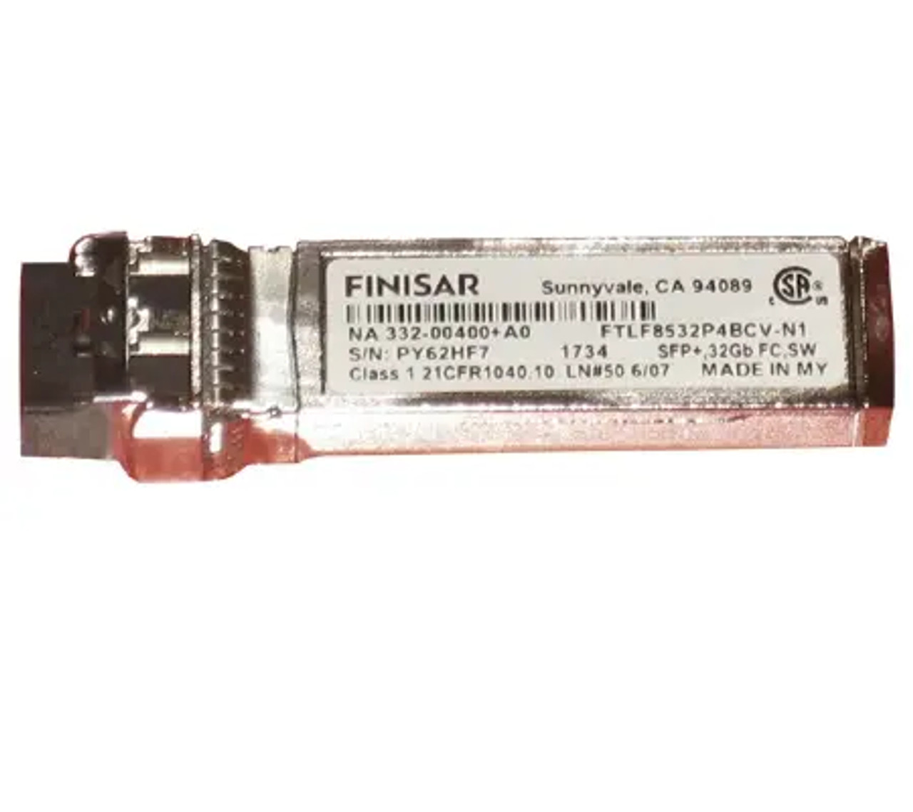X6603A | NetApp | 32GB/s Fibre Channel Short-Wavelength SFP+ Transceiver
