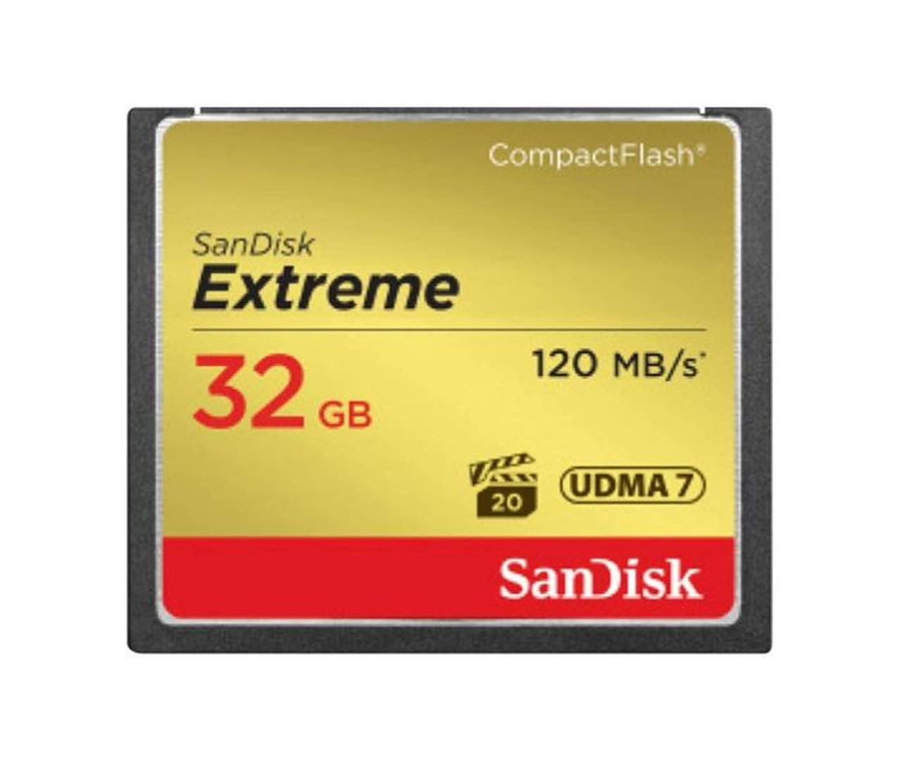 2VM9082 | SanDisk | 32GB Extreme 120Mb/s CompactFlash Memory Card