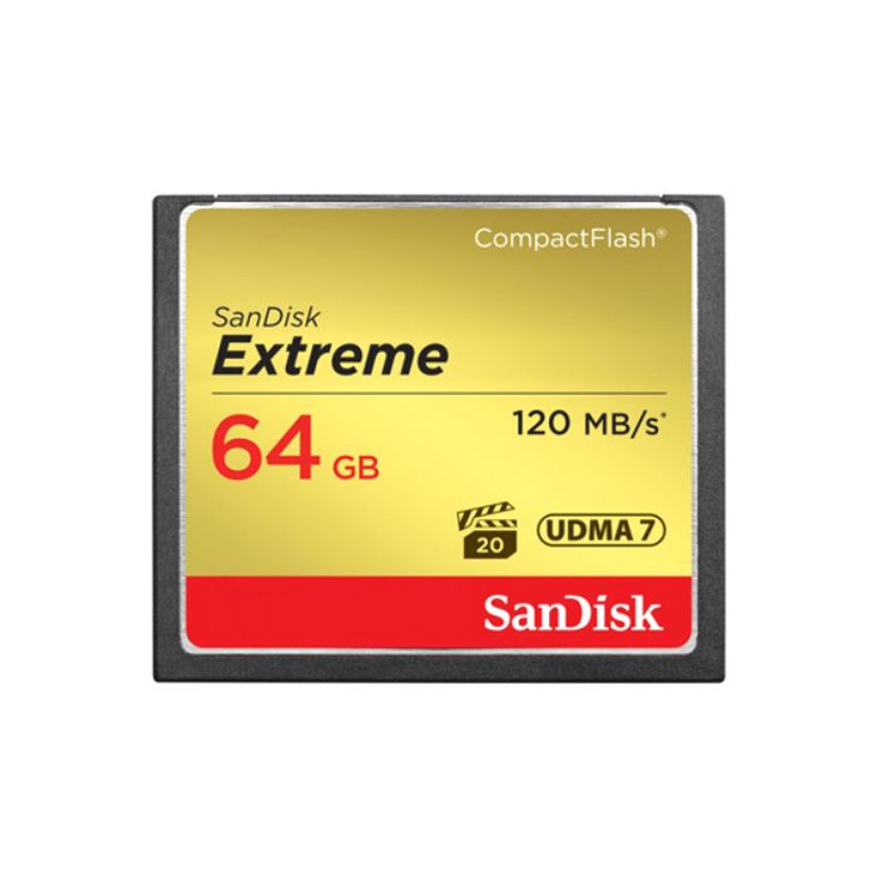 SDCFXS-064G | SanDisk | 64GB Extreme 120Mb/s CompactFlash Memory Card