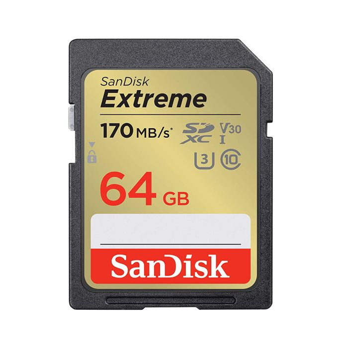 SDSDXV2-064G-GNCIN | SanDisk | 64GB Extreme UHS-I SD Memory Card