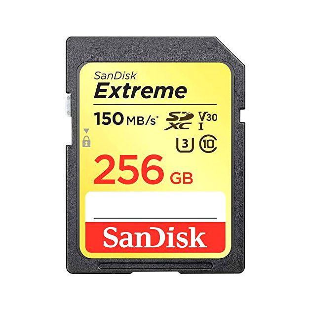 SDSDXV5-256G | SanDisk | 256GB Extreme SDHC UHS-I Flash Memory Card