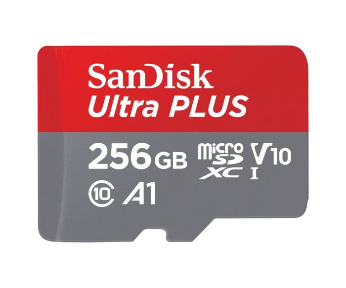 SDSQUB3-256G | SanDisk | 256GB Class 10 Ultra Plus microSD UHS-I Memory Card