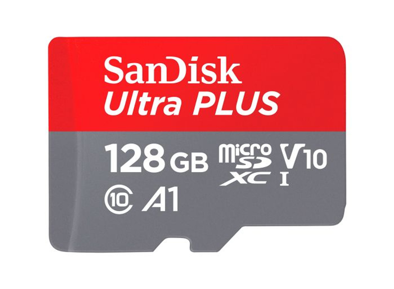 SDSQUBC-128G-AN6TN | SanDisk | 128GB Ultra Plus microSDXC UHS-I Memory Card