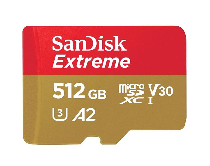 SDSQXAV-512G | SanDisk | 512GB Extreme microSDHC Memory Card