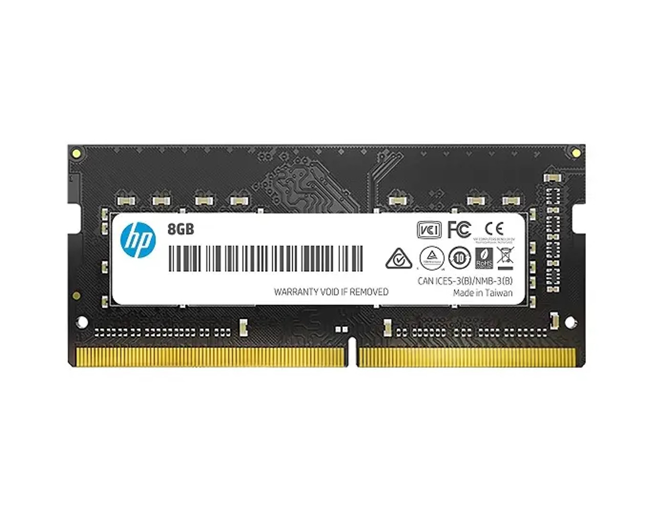 Y7B57AT | HP | 8GB DDR4-2400MHz PC4-19200 non-ECC Unbuffered CL17 260-Pin SoDIMM 1.2V Single Rank Memory Module