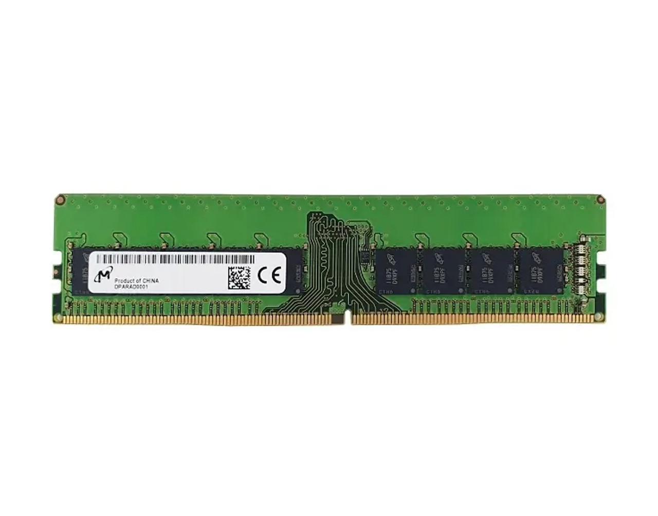 MT9HTF12872AY-800 | Micron Technology | Micron 1GB DDR2-800MHz PC2-6400 ECC Unbuffered CL6 240-Pin DIMM Single Rank Memory Module