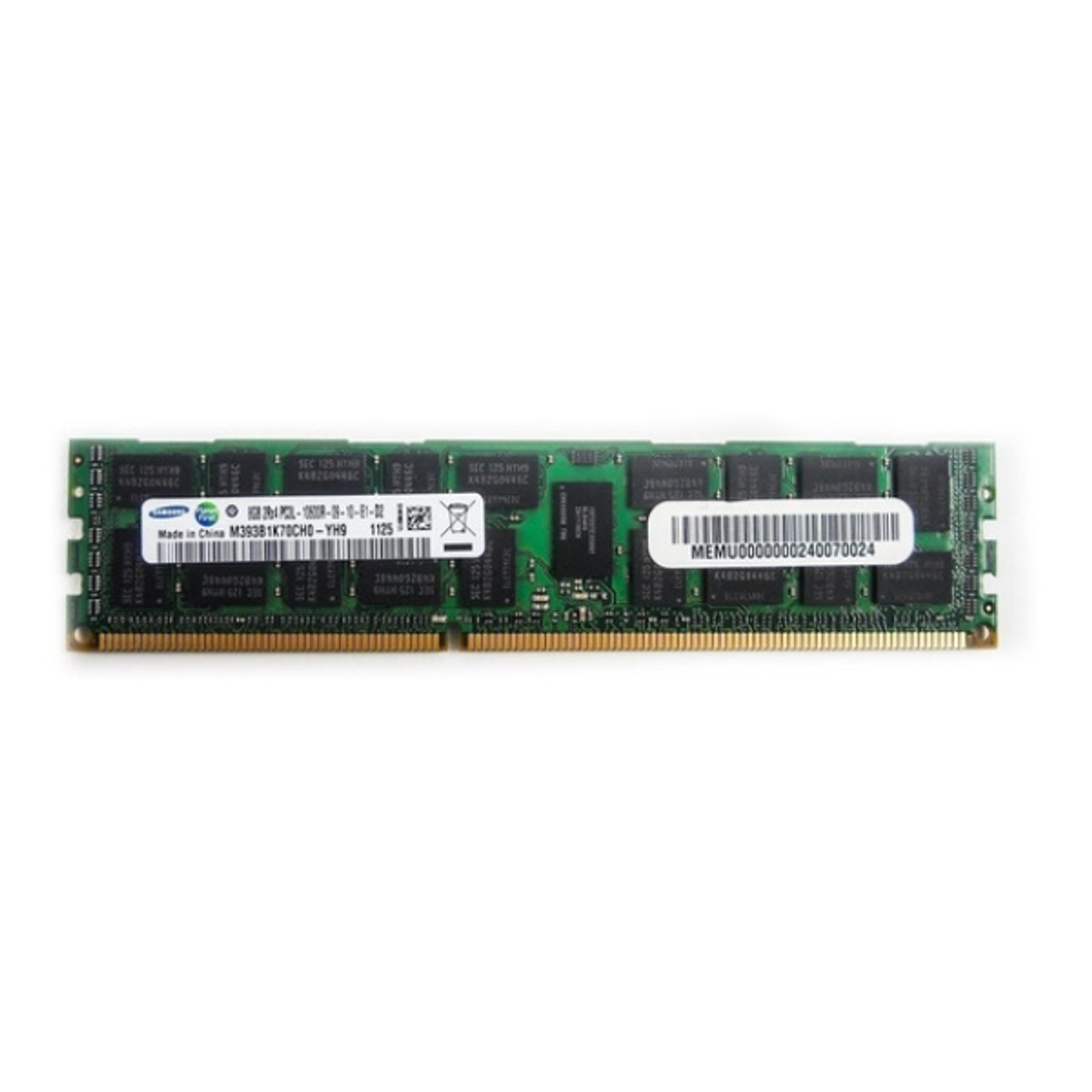 0PK4TR | Dell | 8GB DDR3-1333MHz PC3-10600 ECC Registered CL9 240-Pin DIMM 1.35V Low Voltage Dual Rank Memory Module