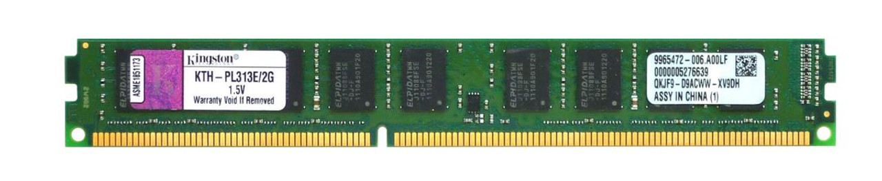 KTH-PL313E/2G | Kingston Technology | Kingston 2GB DDR3-1333MHz PC3-10600 ECC Unbuffered CL9 240-Pin DIMM 1.5V Memory Module