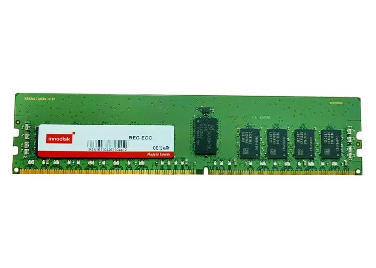 M4R0-8GSQECRG | Innodisk Corporation | Innodisk 8GB DDR4-2133MHz PC4-17000 ECC Registered CL15 288-Pin DIMM 1.2V Single Rank Memory Module