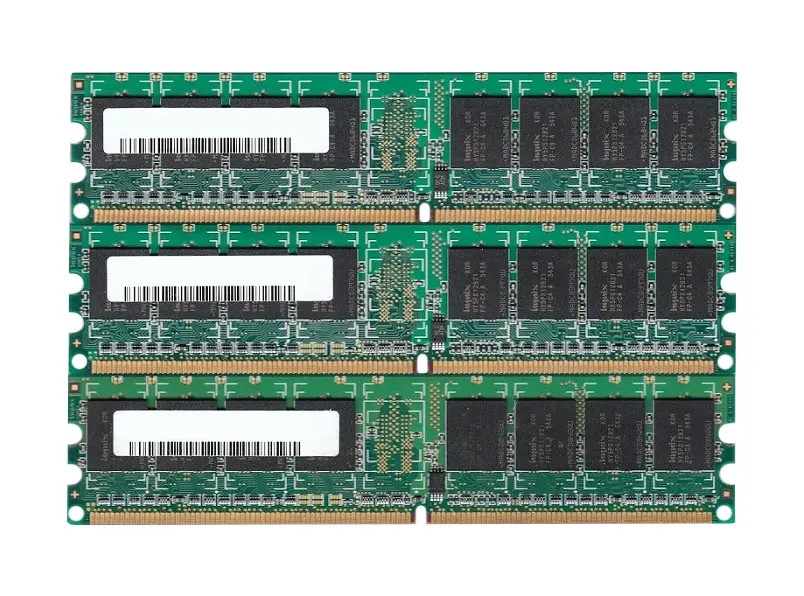KTH-PL313SK3/6G | Kingston Technology | Kingston 6GB Kit (2GB x 3) DDR3-1333MHz PC3-10600 ECC Registered CL9 240-Pin DIMM Single Rank Memory