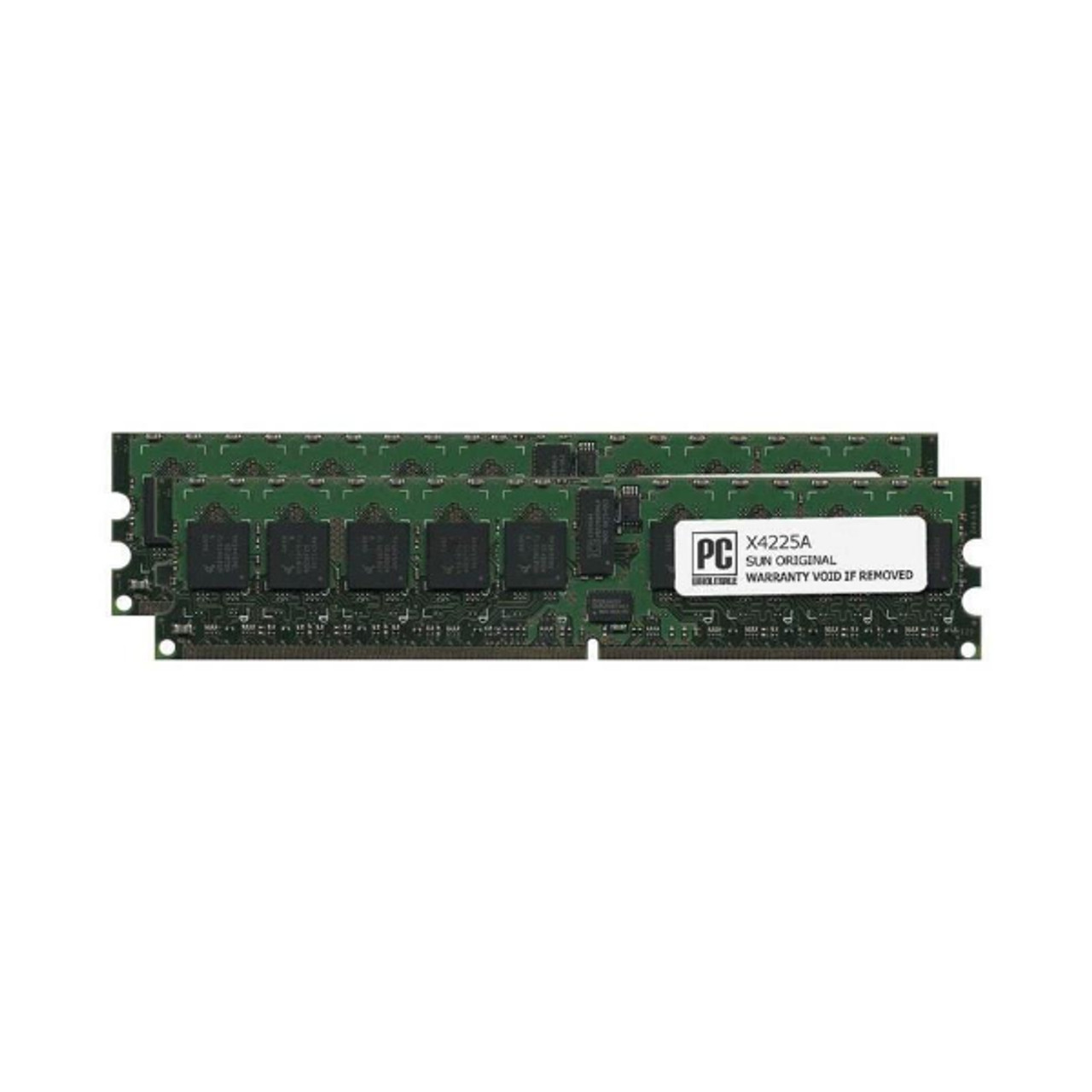 X4225A | Sun | 2GB Kit (1GB x 2) DDR2-667MHz PC2-5300 ECC Registered CL5 240-Pin DIMM Memory