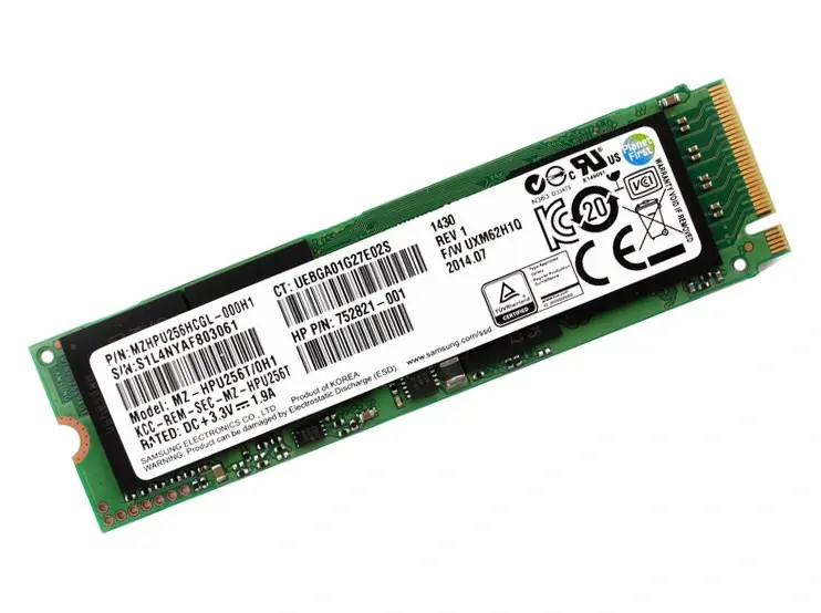 MZHPU256HCGL | Samsung | XP941 Series 256GB Multi-Level Cell (MLC) PCI Express 2.0 x4 NVMe M.2 2280 Solid State Drive