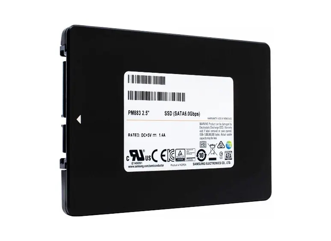 MZ-7LH9600 | Samsung | PM883 960GB 3D Triple-Level Cell SATA 6Gb/s 2.5-Inch Solid State Drive