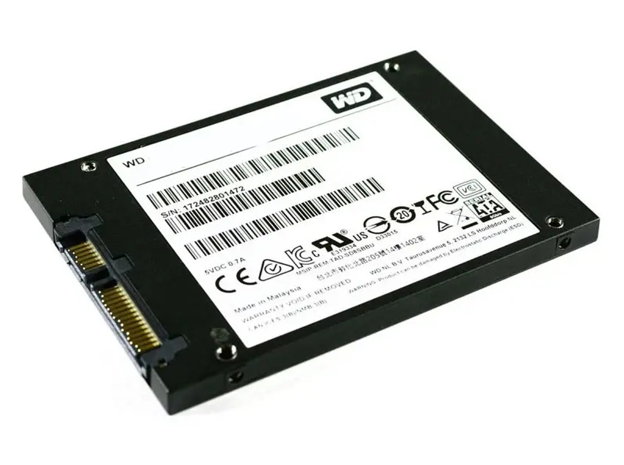 WDS100T1B0A | Western Digital | 1TB SATA 6Gb/s 2.5-inch Solid State Drive WDS100T1B0A | Western Digital | 1TB SATA 6Gb/s 2.5-inch Solid State Drive