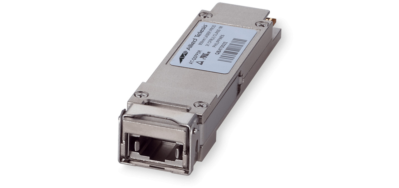 AT-QSFPSR4LC | Allied Telesis | QSFPSR4LC network transceiver module Fiber optic 40000 Mbit/s QSFP 850 nm