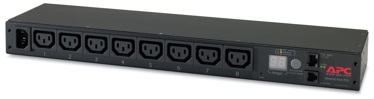 AP7820B | APC | power distribution unit (PDU) 8 AC outlet(s) 0U/1U Black