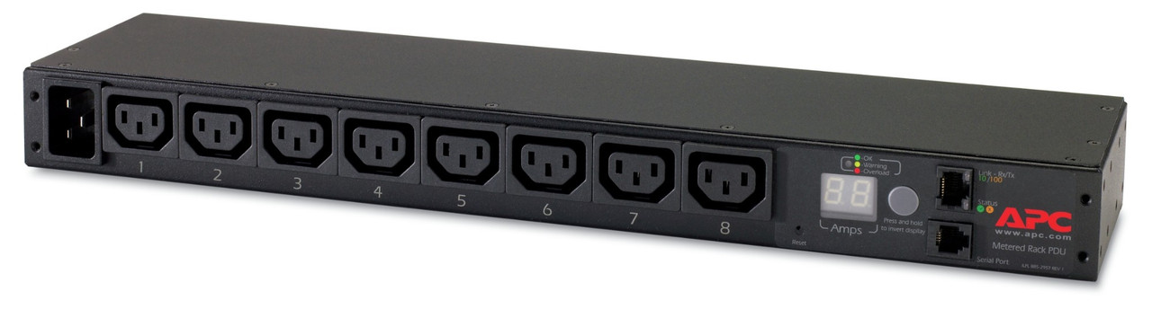 AP7821B | APC | power distribution unit (PDU) 8 AC outlet(s) 0U/1U Black