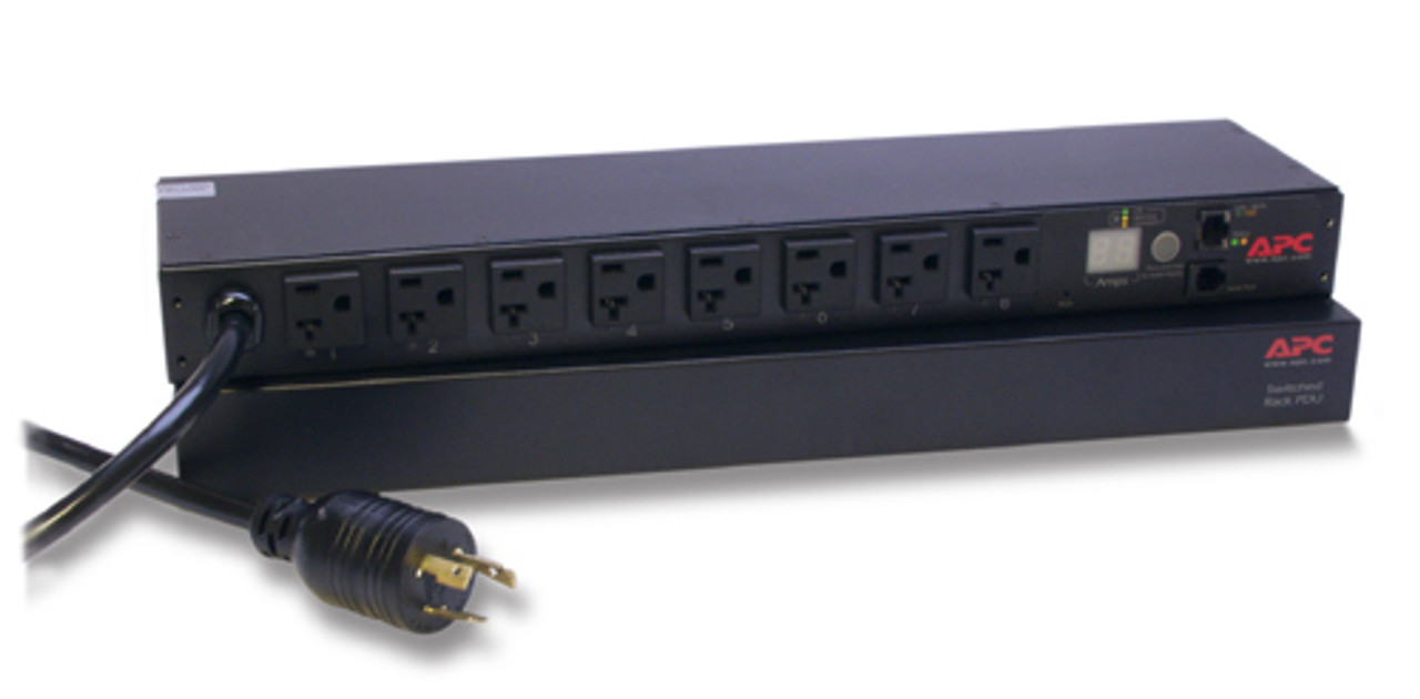 AP7901B | APC | power distribution unit (PDU) 8 AC outlet(s) 1U Black
