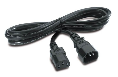 AP9870 | APC | C13/C14 2.5m Black 98.4" (2.5 m) C14 coupler C13 coupler