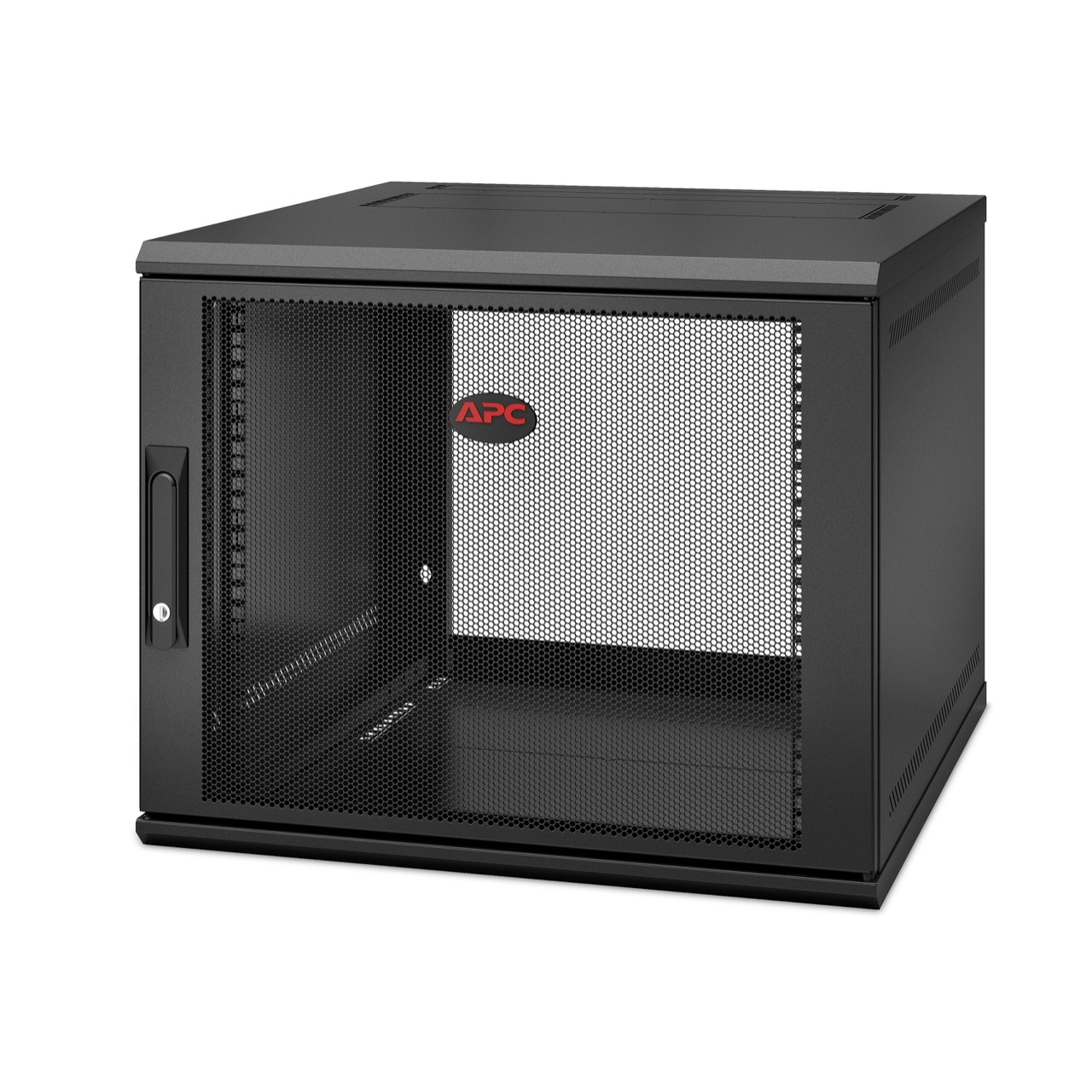 AR109SH6 | APC | NetShelter WX 9U Single Hinged Wall-mount Enclosure 600mm Deep Wall mounted rack Black