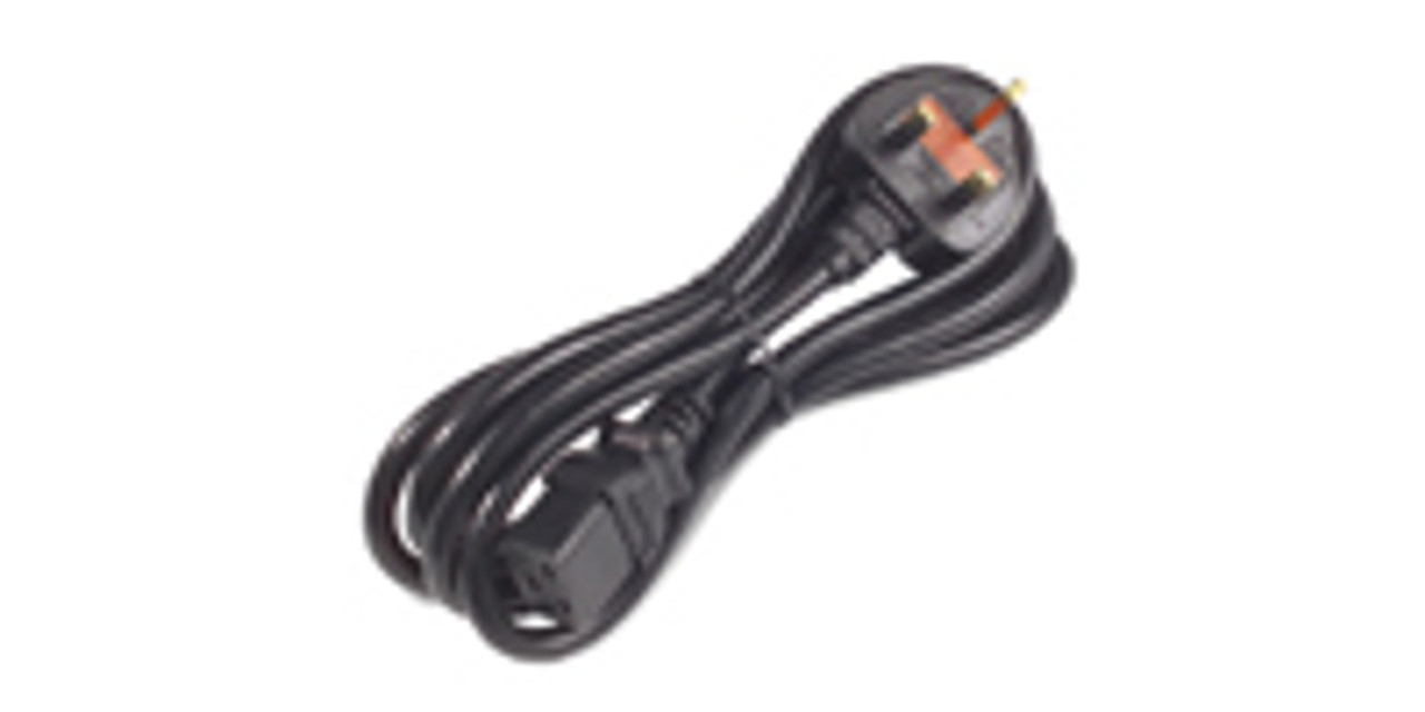 AP9895 | APC | Pwr Cord, 16A, 200-240V, C19 to UK Plug Black 78.7" (2 m)