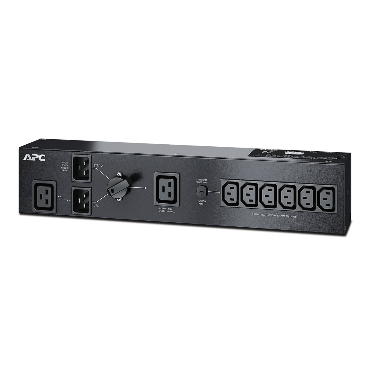 SBP3000RMI | APC | Service Bypass PDU 230V 16AMP W/ (6) IEC C13 And (1) C19