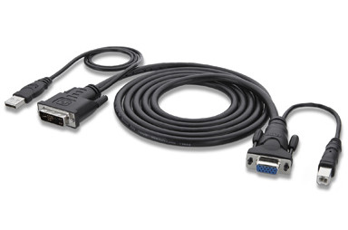 F1D9007B06 | Belkin | DVI/VGA, 1.8m 4 pin USB Type A, 1 x 17 pin DVI 4 pin USB Type B, 1 x 15 pin HD D-Sub (HD-15) Black