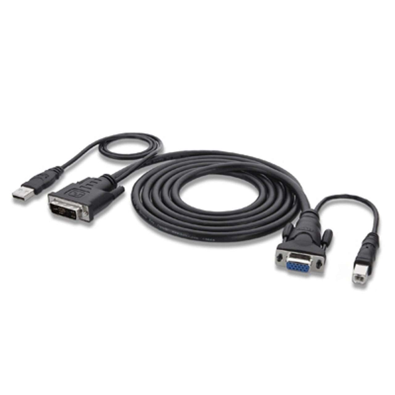 F1D9007B10 | Belkin | video cable adapter 120" (3.05 m) VGA (D-Sub) + USB Black