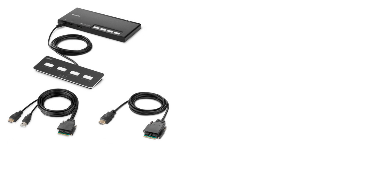 F1DN104MOD-HH-4 | Belkin | KVM switch Black