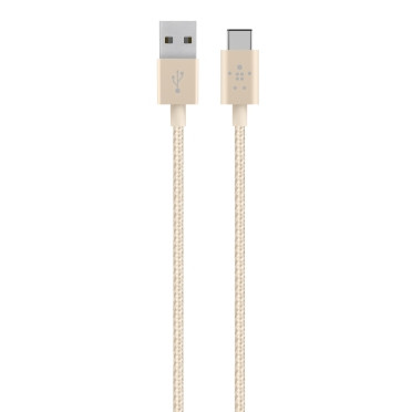 F2CU060BT04-GLD | Belkin | MIXIT↑ USB cable 47.2" (1.2 m) USB 2.0 USB C USB A Gold