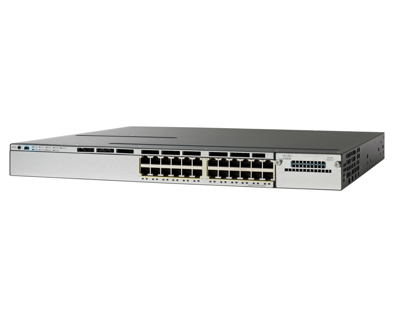WS-C3750X-24T-L-RF | Cisco | Catalyst C3750X-24T-L, Refurbished Managed L2 Gigabit Ethernet (10/100/1000) 1U Blue, Silver