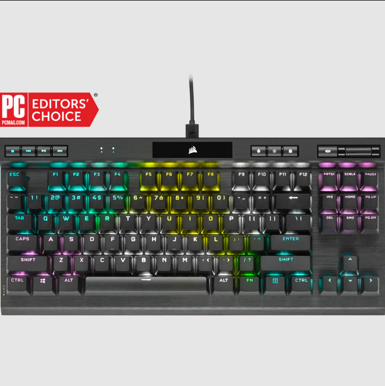 CH-9119010-NA | Corsair | K70 RGB TKL keyboard USB English Black