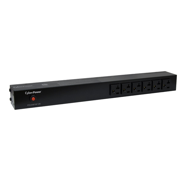 PDU20BT6F12R | Cyberpower | power distribution unit (PDU) 18 AC outlet(s) 1U Black