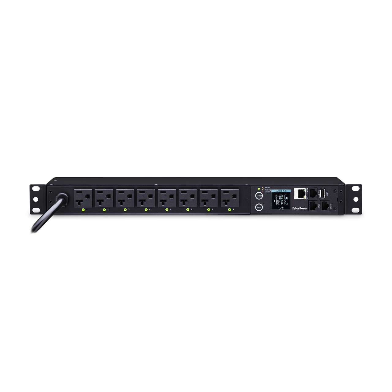 PDU41002 | Cyberpower | power distribution unit (PDU) 8 AC outlet(s) 1U Black