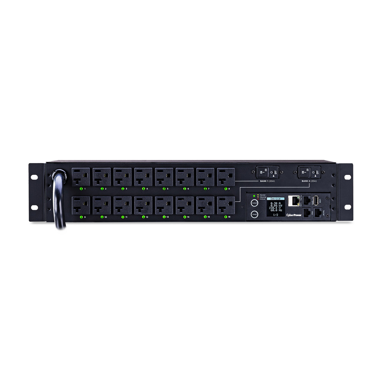 PDU41003 | Cyberpower | power distribution unit (PDU) 16 AC outlet(s) 2U Black