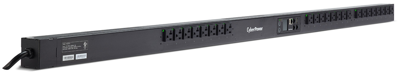 PDU41101 | Cyberpower | power distribution unit (PDU) 24 AC outlet(s) 0U Black